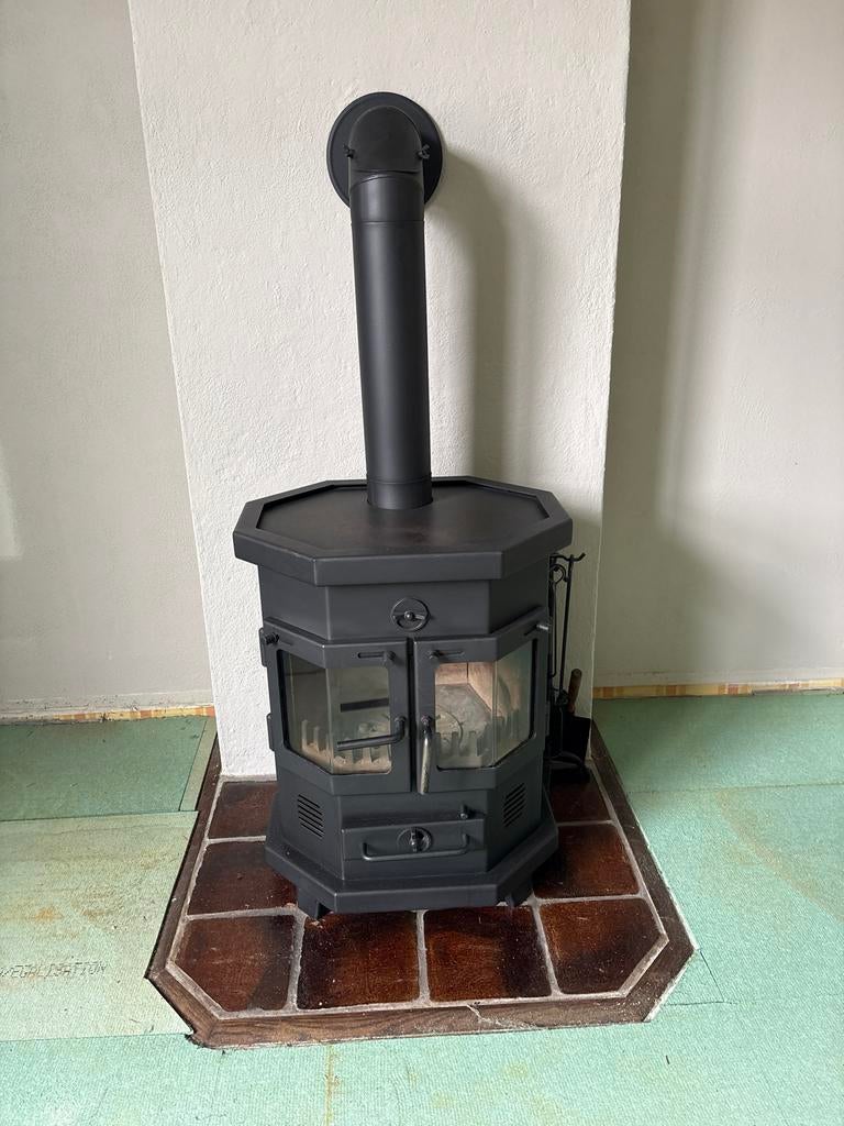 Houtkachel incl. brandhout - Barbas Rosolo, Ophalen, Gebruikt, Houtkachel, Vrijstaand