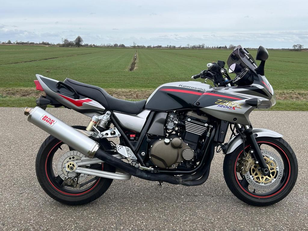 Uitlaatdemper kawasaki zrx 1200, Motoren, Ophalen of Verzenden