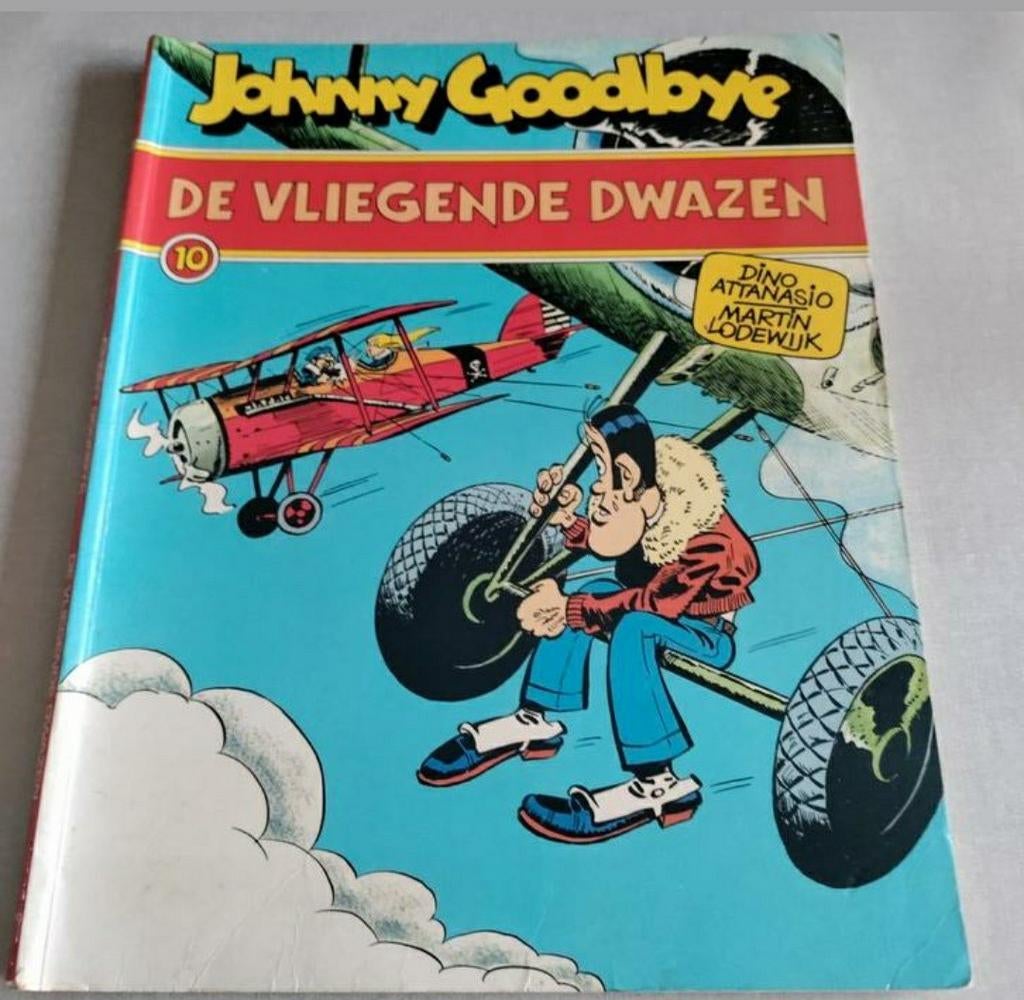 Johnny Goodbye,nr.10,Amerika,de vliegende Dwazen,Attanasio, Eén comic, Ophalen of Verzenden, Zo goed als nieuw, Amerika