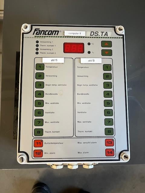 Fancom klimaatregelaar, Ophalen, Gebruikt