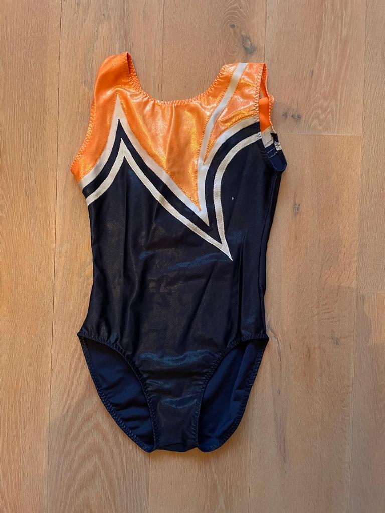 Turnpakje oranje/zwart, Ophalen of Verzenden, Gebruikt