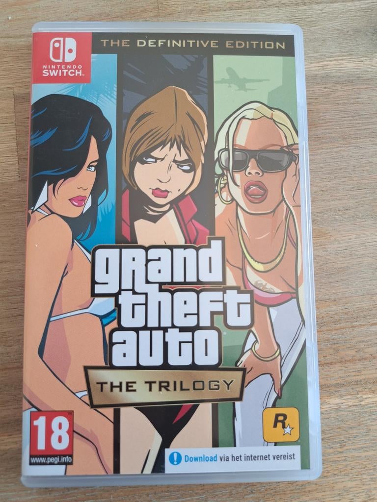 Grand Theft Auto: The Trilogy Definitive Edition, Spelcomputers en Games, Games | Nintendo Switch, Vanaf 18 jaar, Verzenden, Overige genres