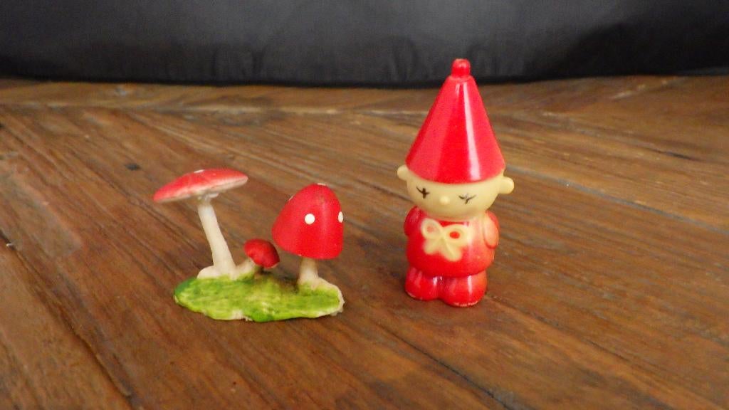 mooi kerstmannetje met paddestoelen, Diversen, Kerst, Ophalen of Verzenden, Gebruikt