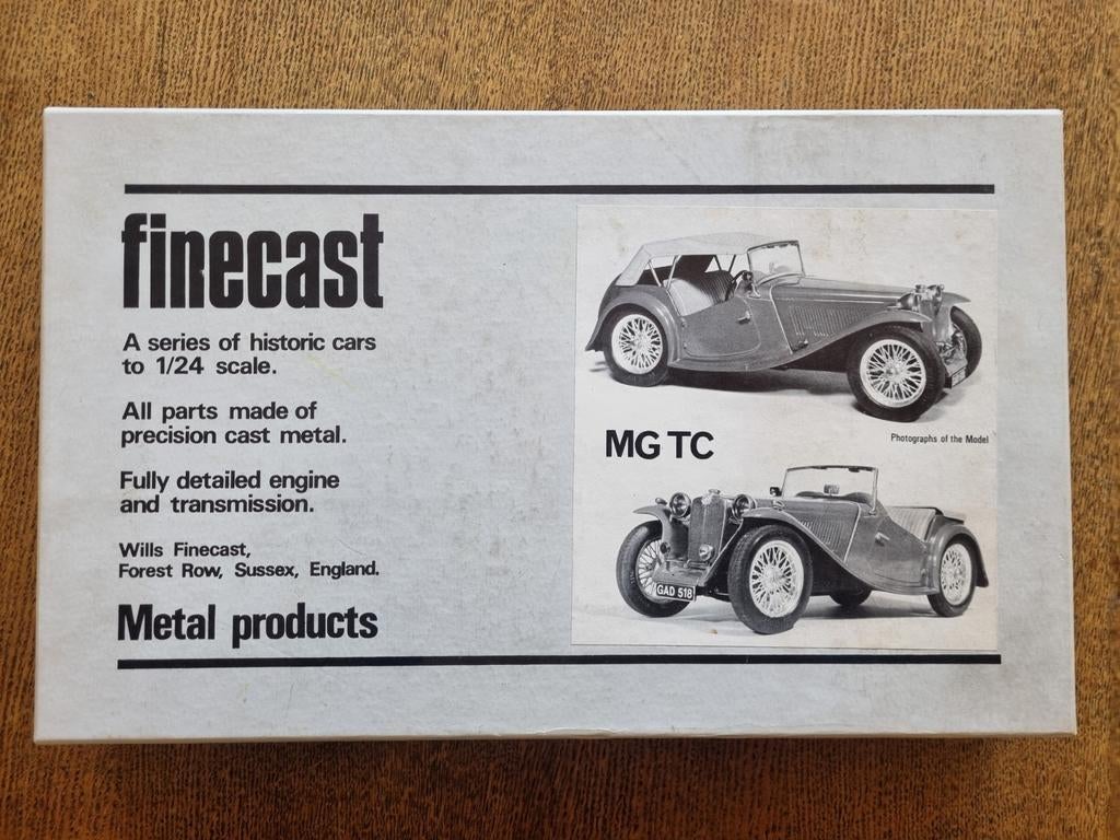 Finecast MG TC Metalen Modelbouwkit 1:24 Schaal, Ophalen of Verzenden