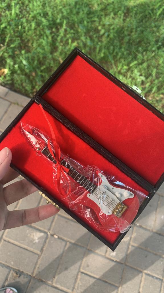 Mini Elektrische Gitaar Model Instrument Cadeau Beeld, Verzenden, Nieuw