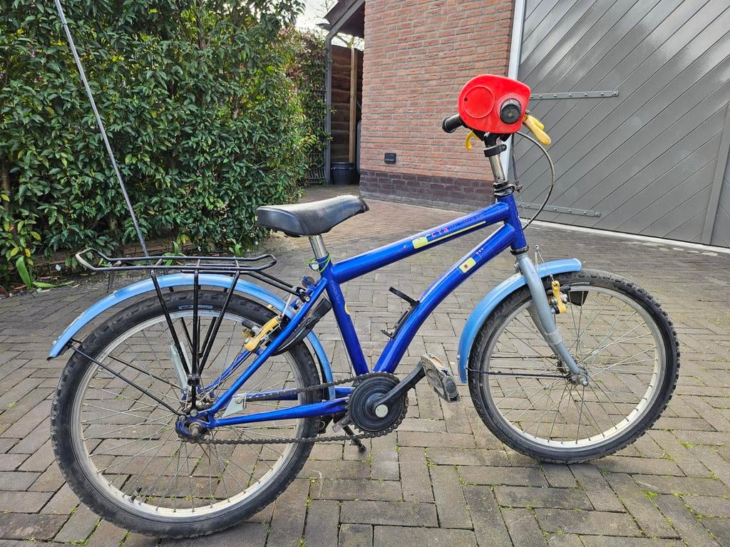 Jongens kinderfiets 20 inch - kettingkast ontbreekt, Ophalen, Gebruikt, 20 inch