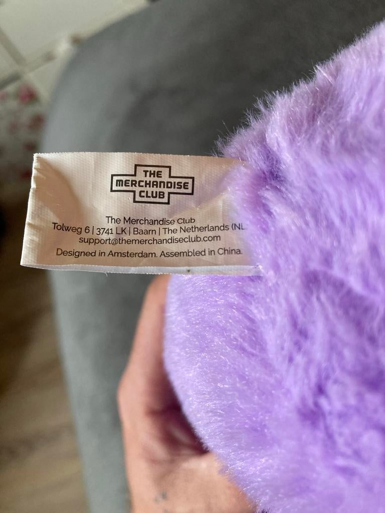 The Merchandise Club Boba Tea Knuffel Paars met Blauwe Bub, Paars, Overige merken, Overige karakters, Overige typen