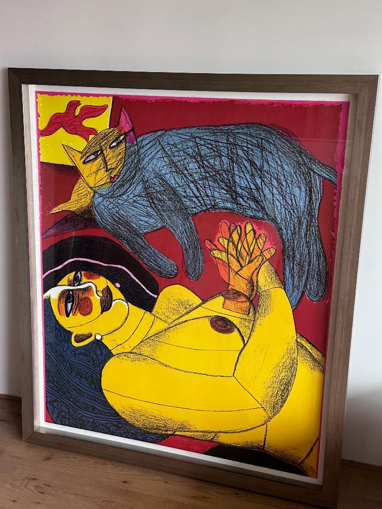 Corneille offsetdruk ingelijst, Ophalen