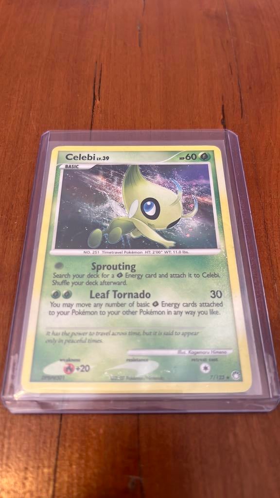 Celebi 7/123 uit Mysterious Treasures, Ophalen of Verzenden, Zo goed als nieuw, Losse kaart
