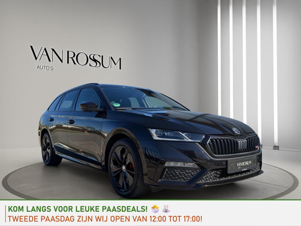 Skoda Octavia Combi 1.4 TSI RS iV PHEV Business | Pano | Hea, Stof, Gebruikt, 4 cilinders, Zwart