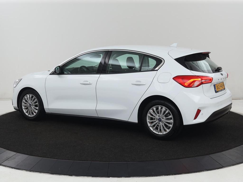 Ford Focus 1.0 EcoBoost Titanium | Automaat | Carplay | Navi, Gebruikt, Wit, Origineel Nederlands, Bedrijf