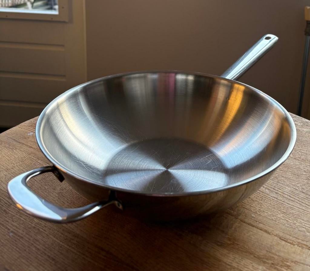 Habonne wokpan, Ophalen of Verzenden, Zo goed als nieuw, Wok