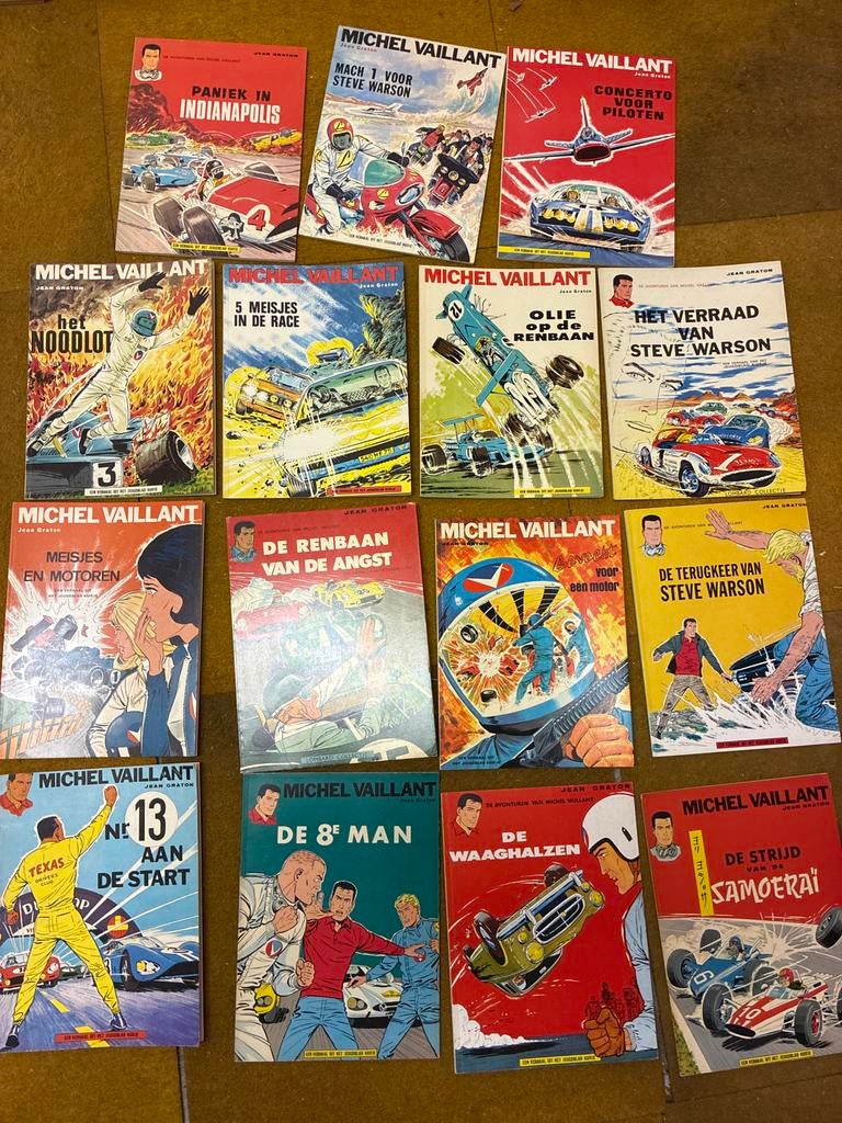 Michel Vaillant stripboeken - Diverse titels, Meerdere stripboeken, Ophalen of Verzenden, Gelezen