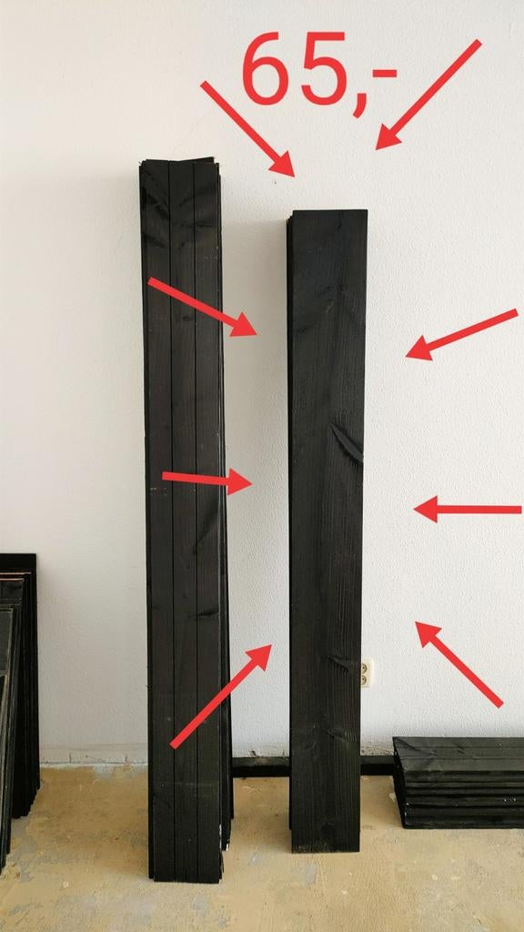 Partij 2: Zweeds rabat, 8 x 175 cm, 20 cm, nieuw, Ophalen, Nieuw, 250 cm of meer, Planken