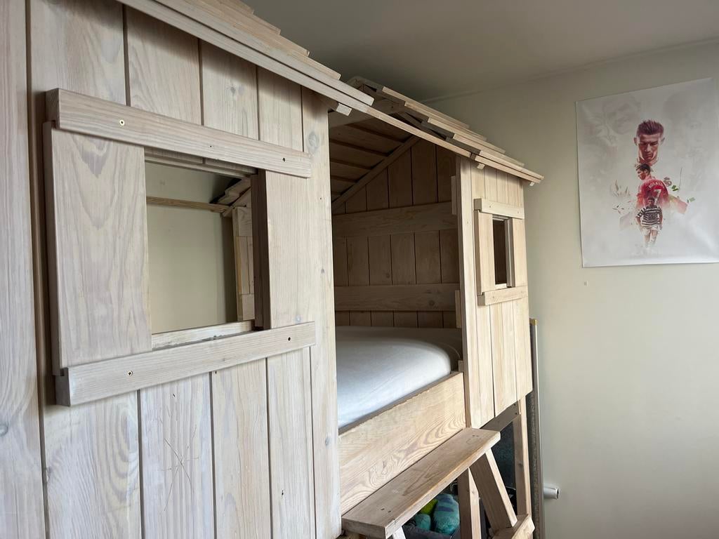 Kids factory hoogslaper boomhut, Ophalen, Gebruikt, Hoogslaper