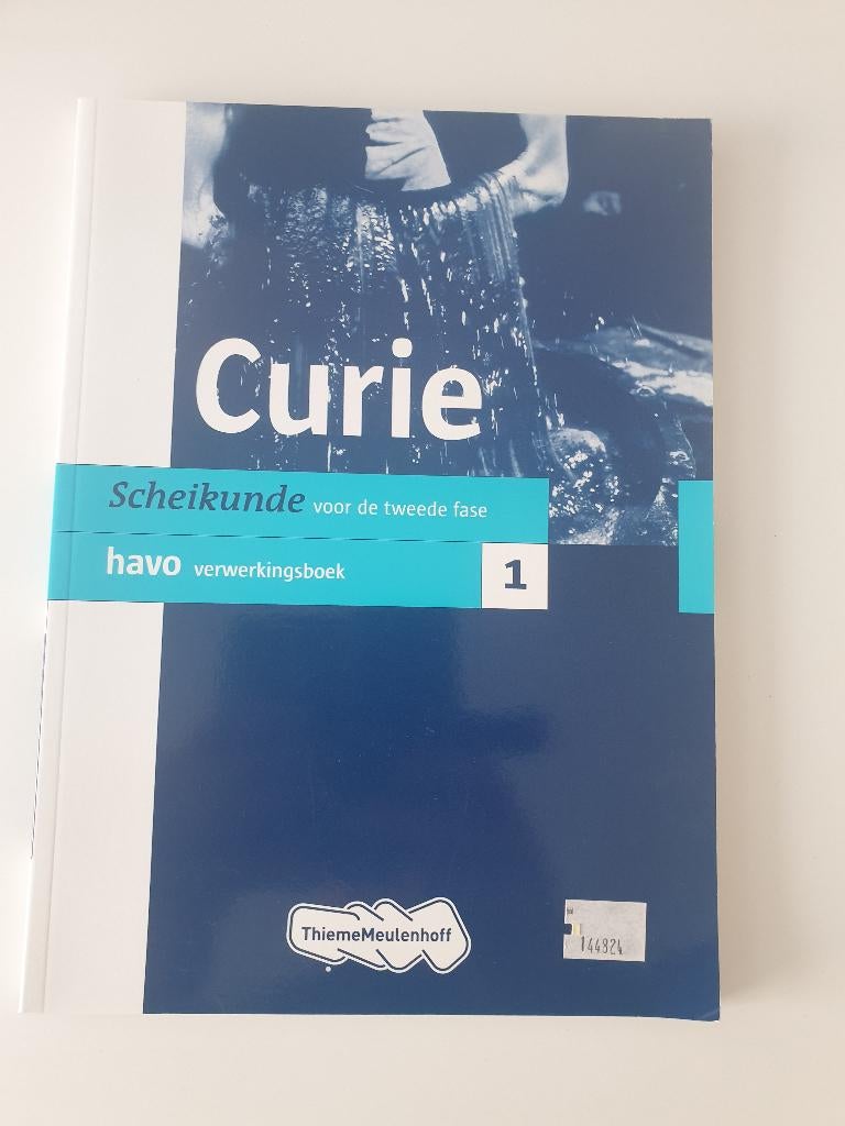 Curie - HAVO Verwerkingsboek Scheikunde, Ophalen of Verzenden, Zo goed als nieuw, HAVO, Scheikunde
