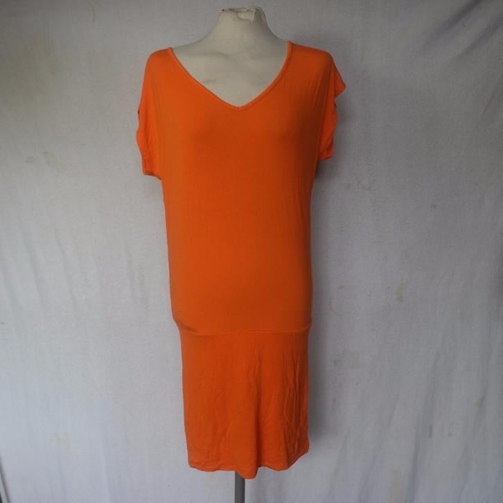 Leuke oranje jurk.Mt M, Maat 38/40 (M), ., Oranje, Ophalen of Verzenden
