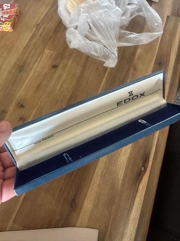 Edox horlogedoos, Sieraden, Tassen en Uiterlijk, Overige Accessoires, Ophalen of Verzenden, Gebruikt