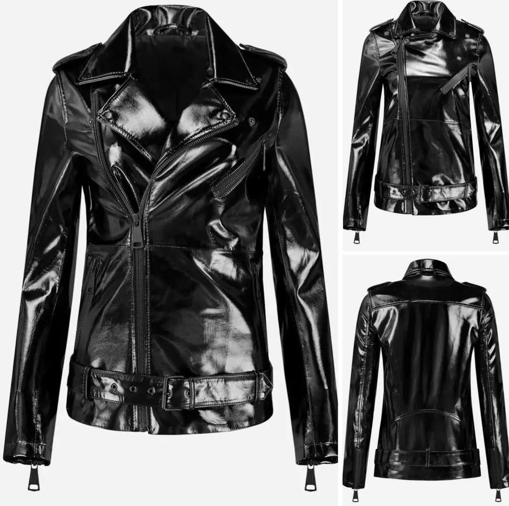 Nieuw jasje in leder/lak van Nikkie, Kleding | Dames, Zwart, Nieuw, Ophalen of Verzenden, Nikkie