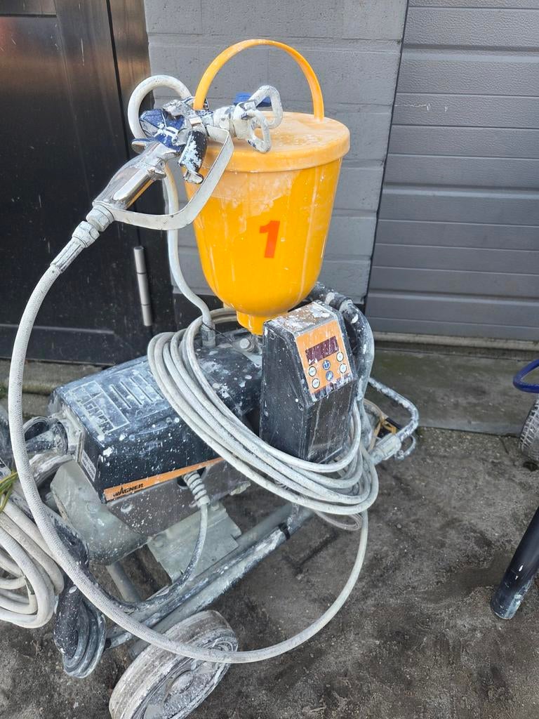 Wagner Super Finish 23 plus verfspuit incl Tempspray, Ophalen of Verzenden, Zo goed als nieuw, Verfspuit of Verfpomp