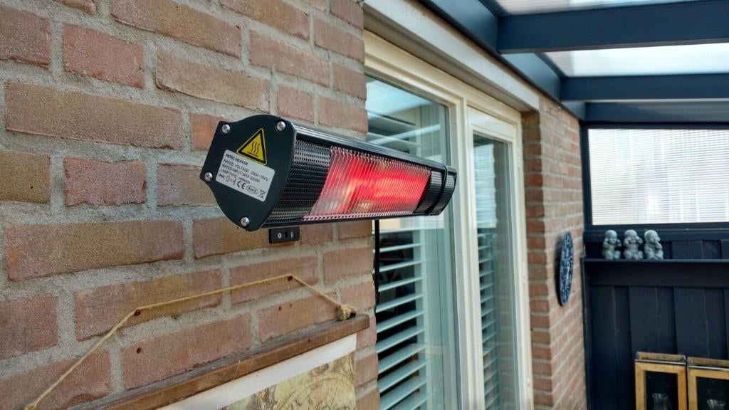 Infrarood terrrasverwarmer ULTRA LOW GLARE,2000 watt, RC, Tuin en Terras, Terrasverwarmers, Elektrisch, Nieuw, Ophalen of Verzenden