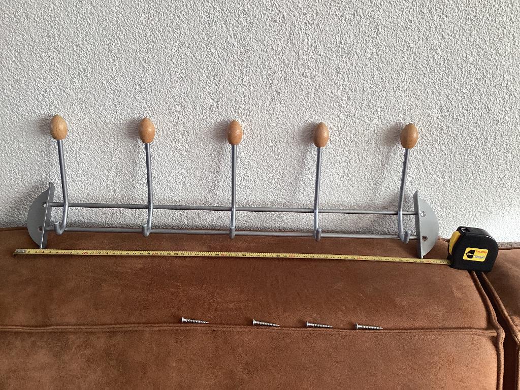 Wandkapstok, Gebruikt, Minder dan 100 cm, Metaal, Ophalen