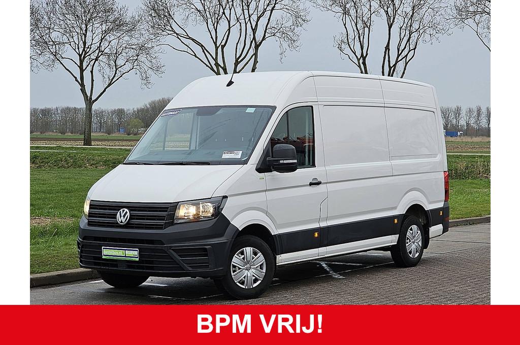 Volkswagen Crafter 35 2.0 TDI L3H3 140Pk Aut Trekhaak Camera, Gebruikt, Zwart, 4 cilinders, Volkswagen