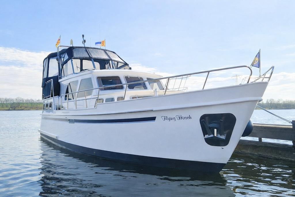 Prachtige Amirante Kruiser 1250AK veel vernieuwd&vaarklaar, Ophalen, Staal, Diesel, 12 meter of meer