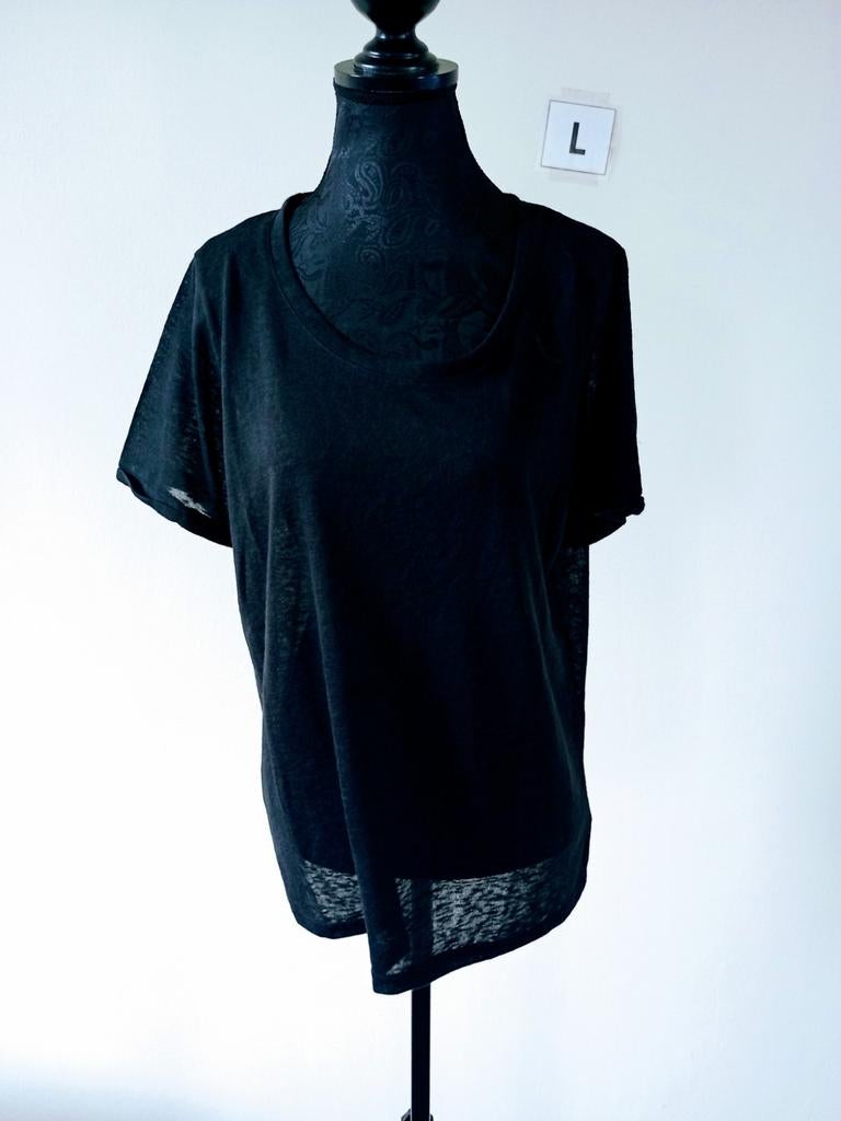 T-shirt. Shirtje. Zwart. Korte mouwen. Maat L/40. Nieuw!, Zwart, Maat 42/44 (L), Nieuw, Ophalen of Verzenden