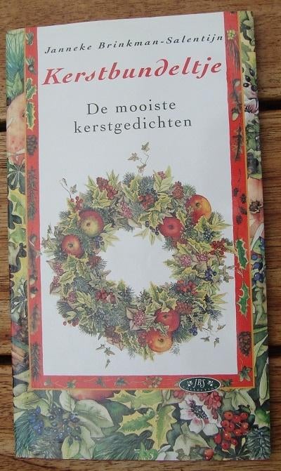 Kerstbundeltje - mooiste kerstgedichten - Janneke Brinkman, Ophalen of Verzenden, Zo goed als nieuw, Janneke Brinkman-Salentijn