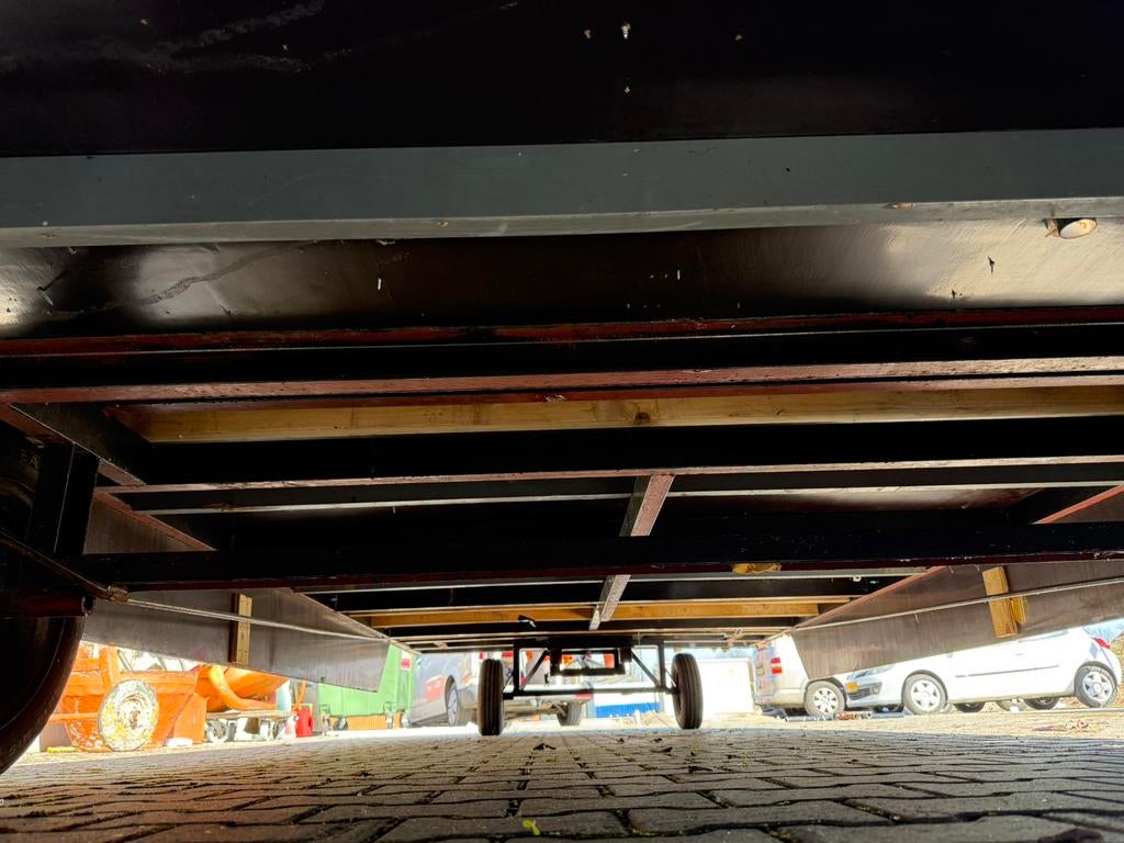 Platte kar, 100 liter of meer, Ophalen, Gebruikt, Transportkar