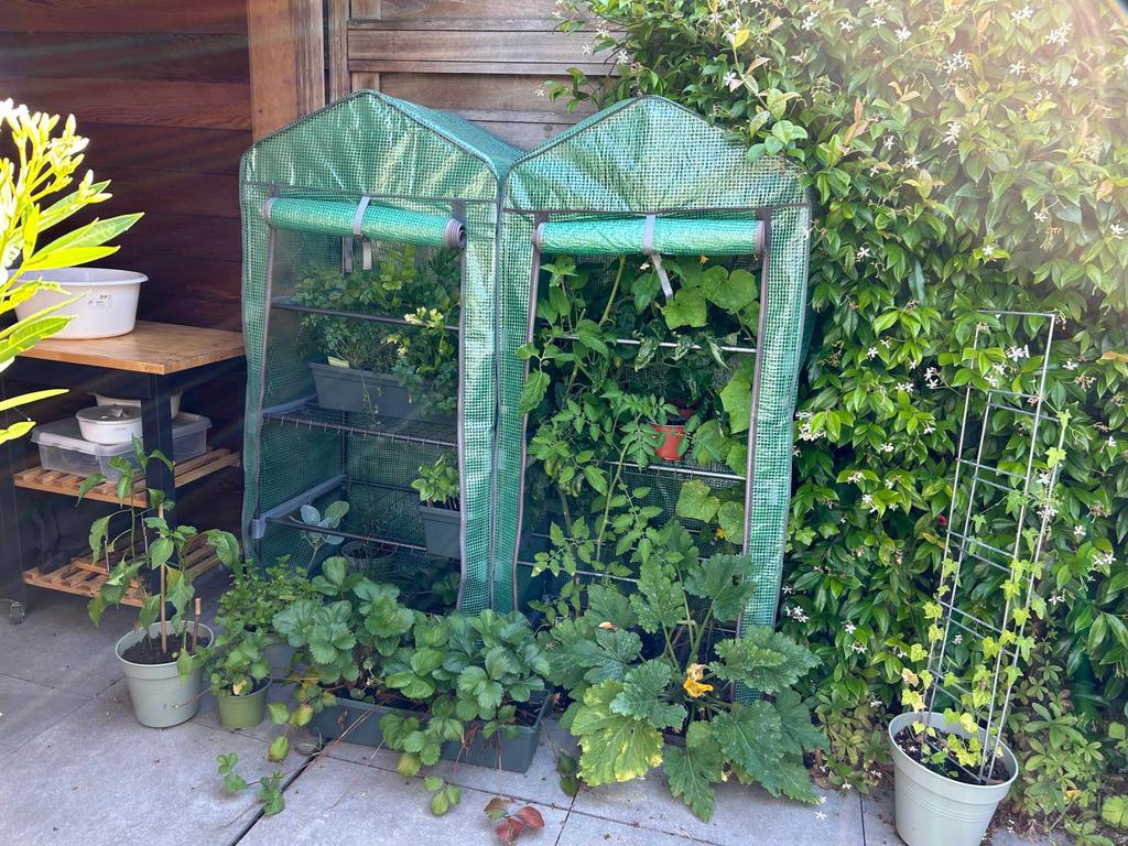 Twee kassen te koop!, Tuin en Terras, Kassen, Ophalen, Glas, Zo goed als nieuw, Aluminium