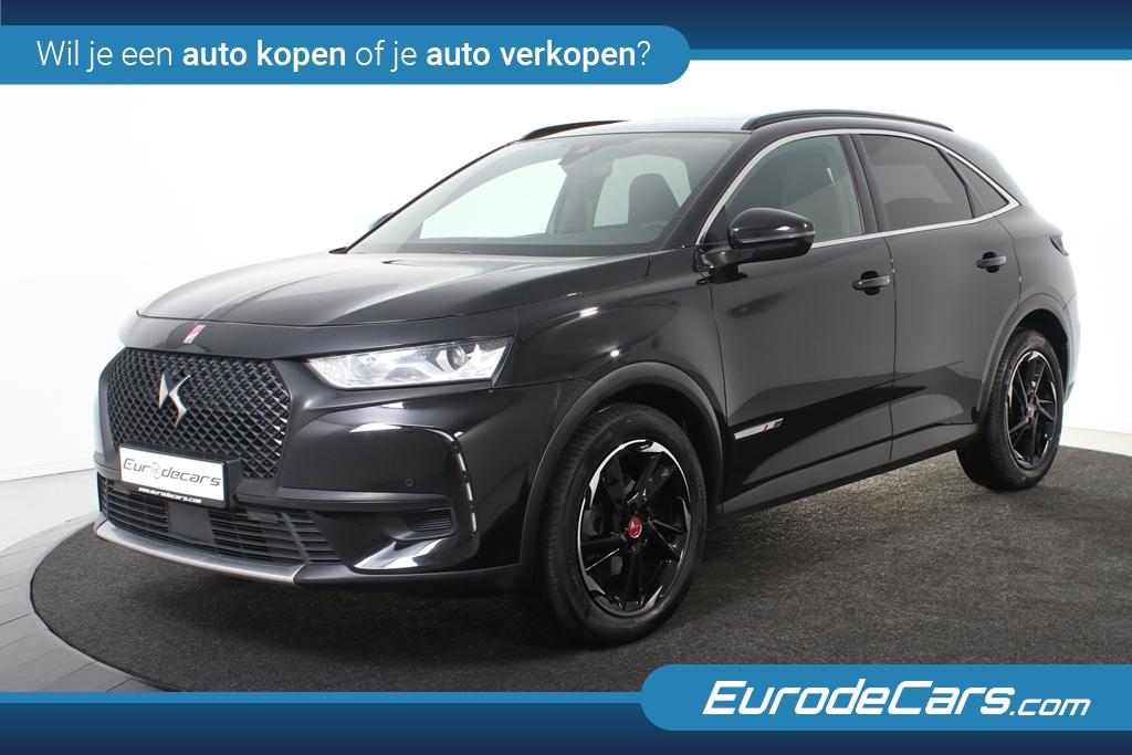 DS 7 Crossback Performance Line *1ste Eigenaar*Leer*Panorama, Gebruikt, 1199 cc, Zwart, Bedrijf