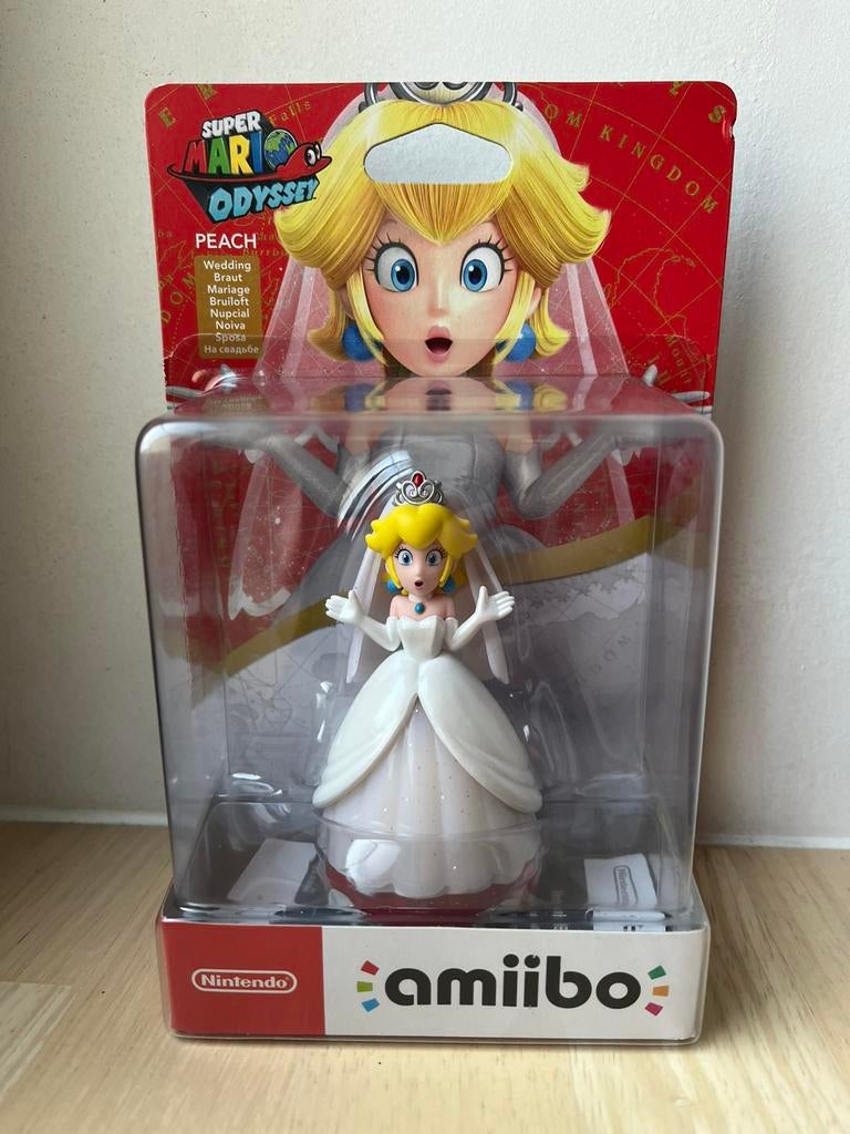 Amiibo Wedding Peach (Super Mario Odyssey), 1 speler, Ophalen of Verzenden, Nieuw, Vanaf 7 jaar