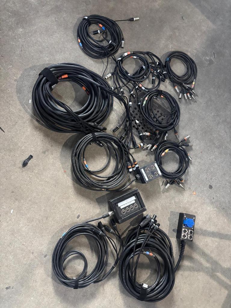 Partij Diverse XLR Snakes / DJ Snakes / Stageblokken, Ophalen, Onbekend, Onbekend, Onbekend