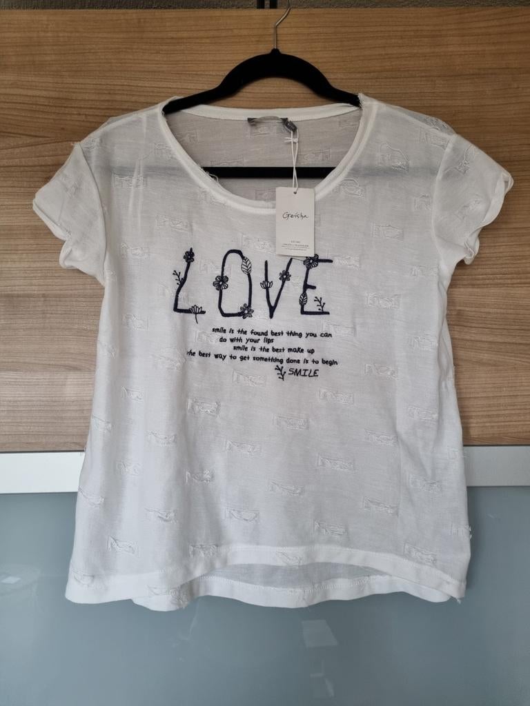 Geisha shirt maat S (nieuw), Kleding | Dames, Geisha, Wit, Nieuw, Ophalen of Verzenden