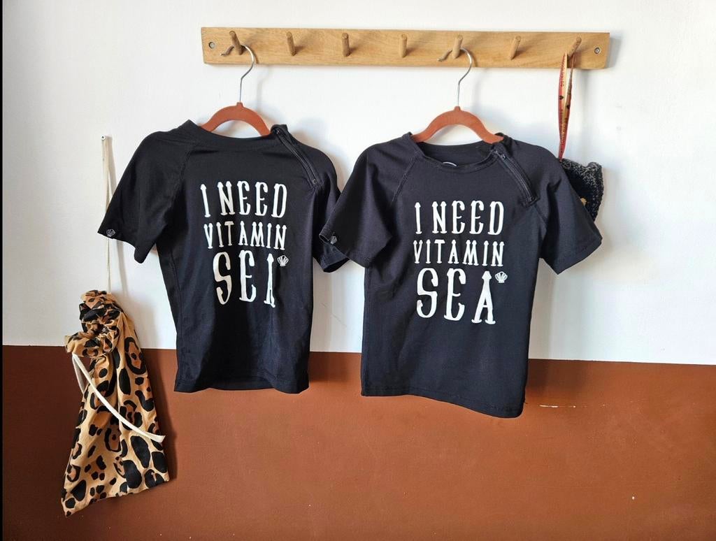 2x UV shirt Beach & Bandits maat 128/134, Beach & Bandits, UV-zwemkleding, Jongen of Meisje, Zo goed als nieuw