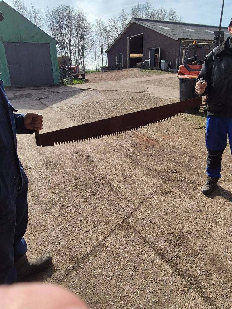 Trek zaag - Tweehandige boomzaag leuk voor op een Brader, Ophalen, Gebruikt, Overige typen, Onbekend