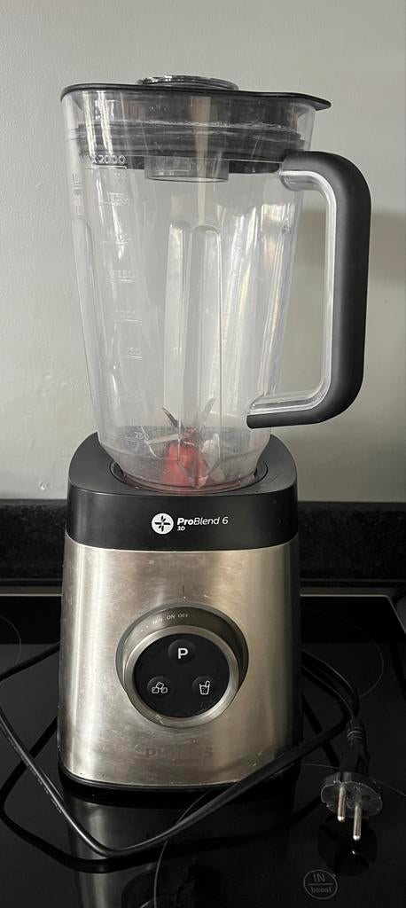 Philips ProBlend 6 Blender - Krachtige Keukenmachine, Ophalen of Verzenden, Gebruikt, Blender