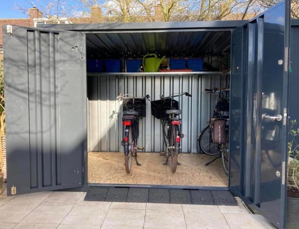 Foco demontabele container/berging 3x2m RAL 7016, Ophalen, Zo goed als nieuw, Metaal, Containerberging