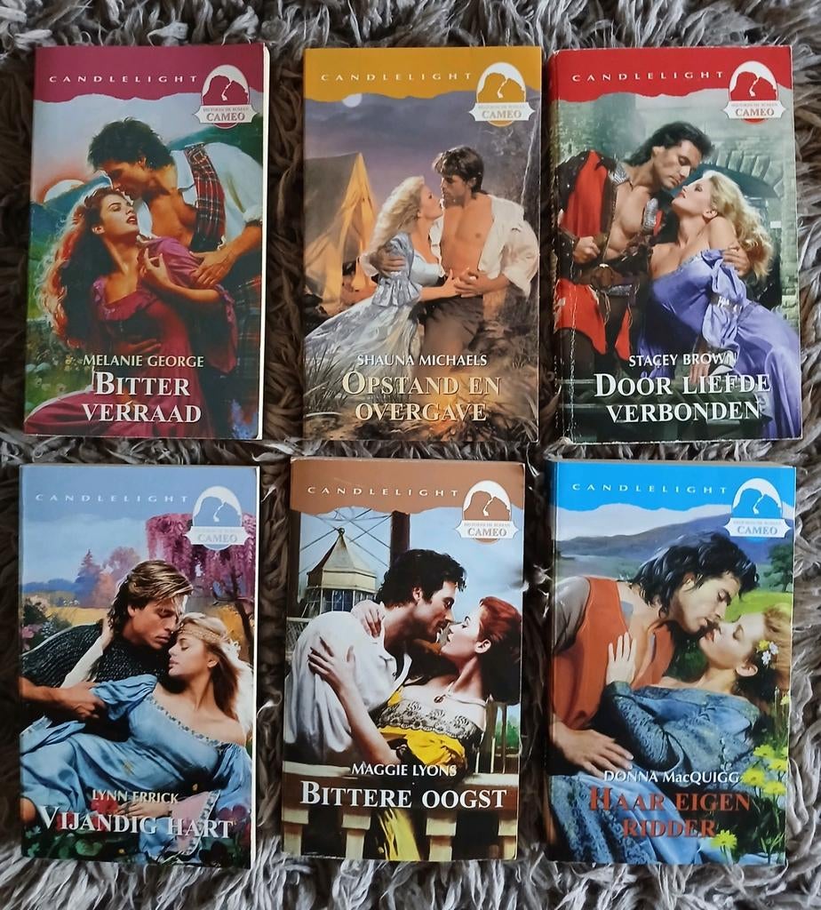 Candlelight Cameo Romantische Romans - 6 Boeken, Boeken, Romans, Ophalen of Verzenden, Gelezen, Diverse auteurs, Nederland