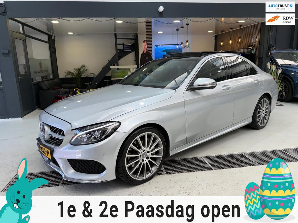 Mercedes-Benz C-klasse 250 Edition 1 AMG|Pano|Leder|Navi|Sto, Automaat, 4 cilinders, Leder, 17 km/l