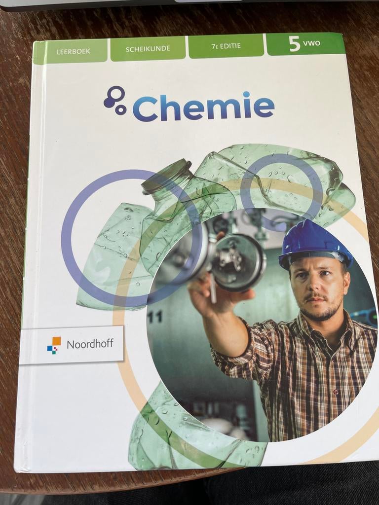 Chemie 5 VWO Leerboek 7e editie Noordhoff, Boeken, Schoolboeken, Ophalen of Verzenden, Zo goed als nieuw, VWO, Scheikunde
