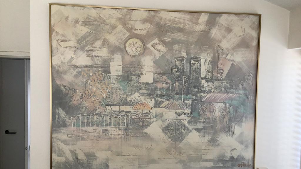 Schilderij Lee Reynolds met lijst, Antiek en Kunst, Ophalen