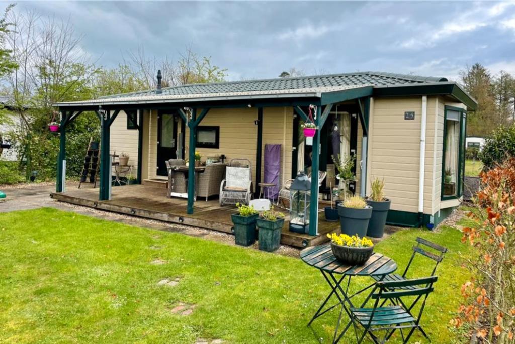 Instapklaar chalet Drents-Friese Wold | Direct beschikbaar, Vakantie, Vakantiehuizen | Nederland, In bos, Recreatiepark, 1 slaapkamer