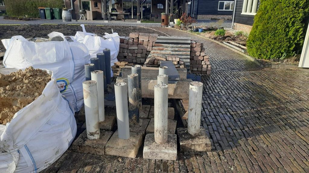 POEREN, Ophalen, Gebruikt, Minder dan 180 cm, Palen