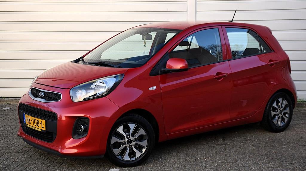 Kia Picanto 1.0 CVVT EconomyPlusLine*2e eigenaar*89Dkm*5drs*, Voorwielaandrijving, Stof, Gebruikt, Euro 6