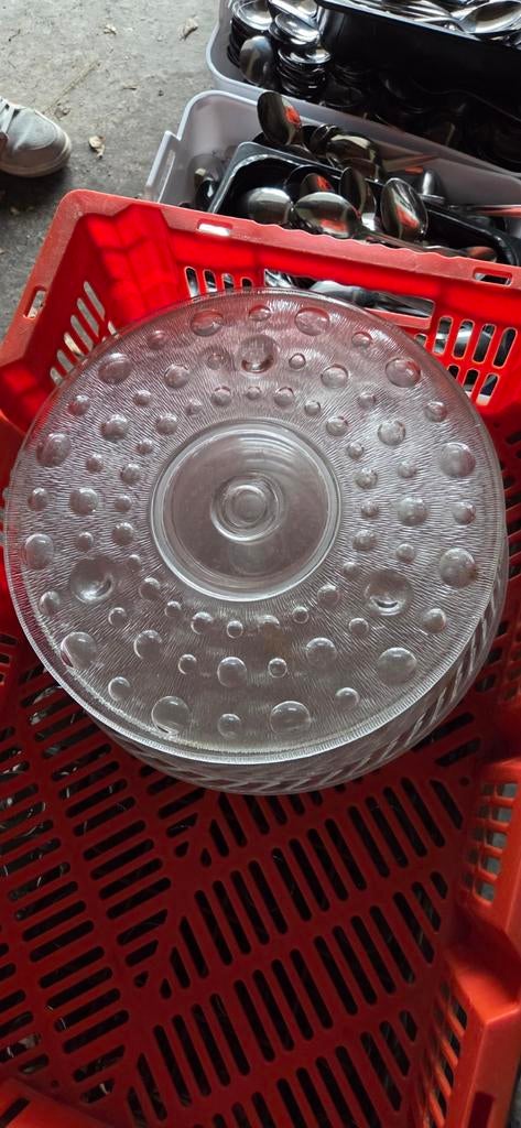 Diverse glazen vla schotels, Ophalen, Gebruikt, Overige stijlen, Glas