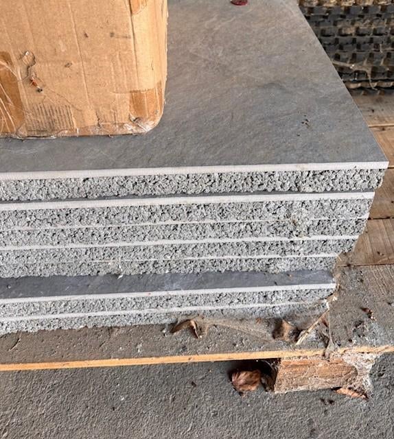 MBI GeoCeramica tegels 60x60x4 cm 7 stuks, Ophalen, Zo goed als nieuw, Keramiek, Terrastegels