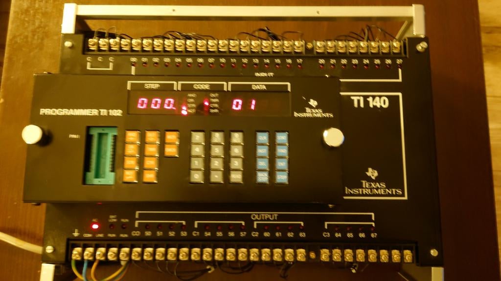 Texas Instruments TI-140 PLC + TI-102 Programmer, Ophalen of Verzenden
